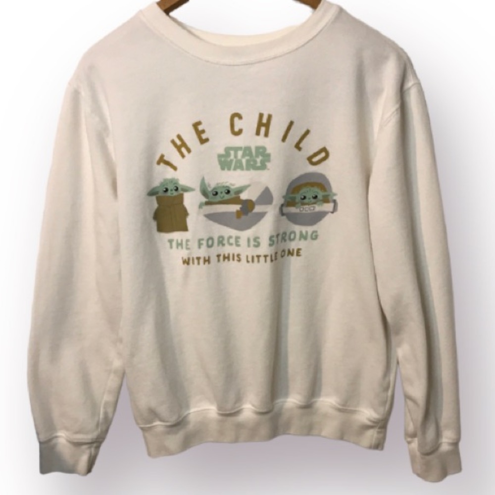 DISNEY STAR WARS Sweatshirt.The Child The force is strong with this little one.